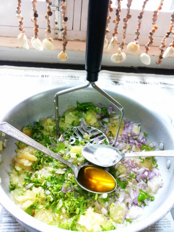 Mash all with the help of masher 