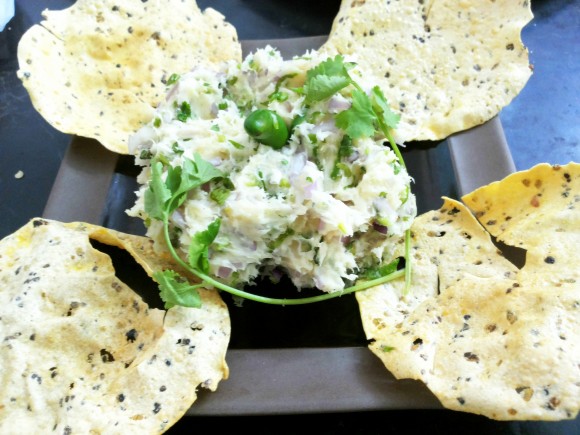 Tapioca (cassava root) ka chokha