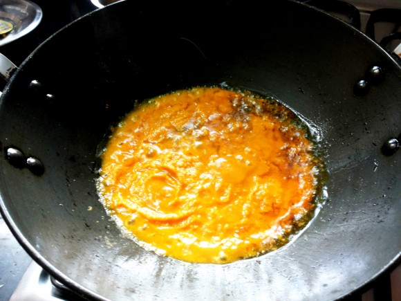 add grounded fine masala paste