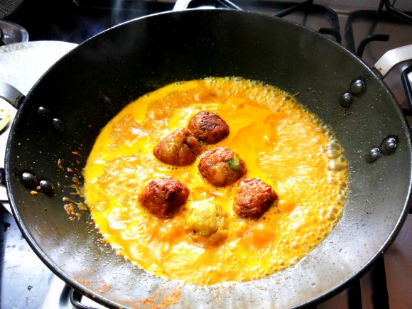 Add fried kofta 