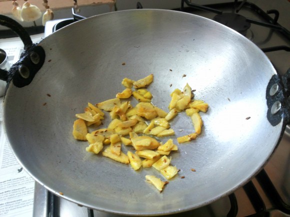 fry ginger 