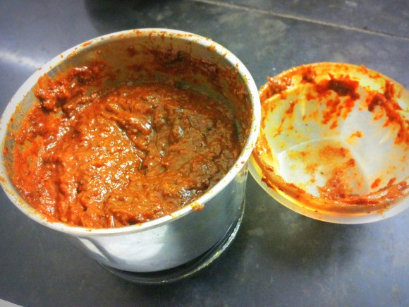 Ginger chutney/dip (south Indian dish)
