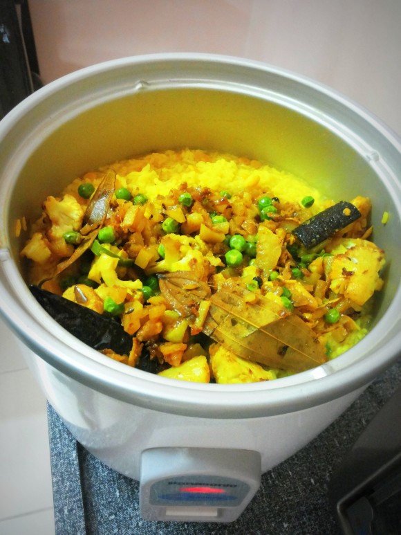Mix vegetables khichadi 