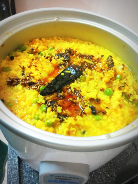 Mix vegetables khichadi 