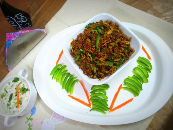 Brown rice pulao