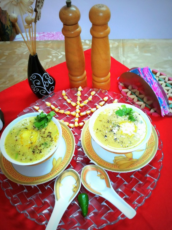 Fresh Sweet corn soup