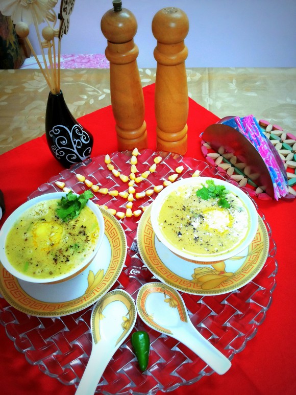 Fresh Sweet corn soup