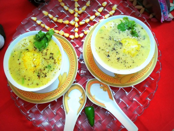 Fresh Sweet corn soup