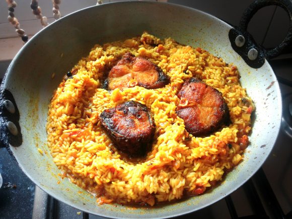 add fried fish