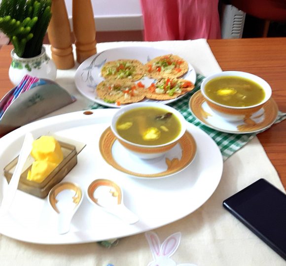 Mutton soup (lamb legs/paya soup)