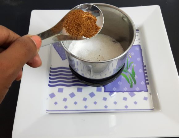 Blend the pulp along with sugar and salt