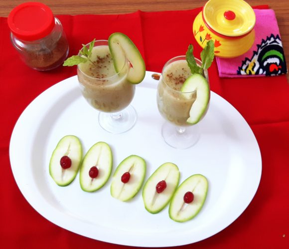 Aam ka panna (raw mango panna/green mango drink)