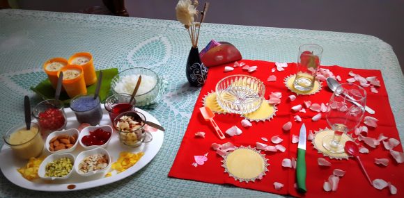 Arranging the kulfi – faluda