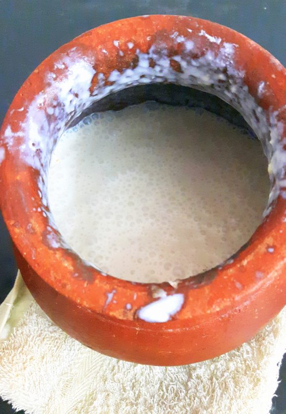 doubled frothy lassi 