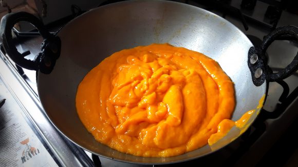cook the pulp till it boils
