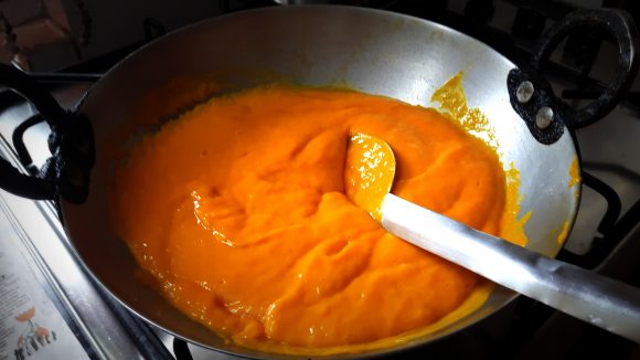 cook the pulp till it boils
