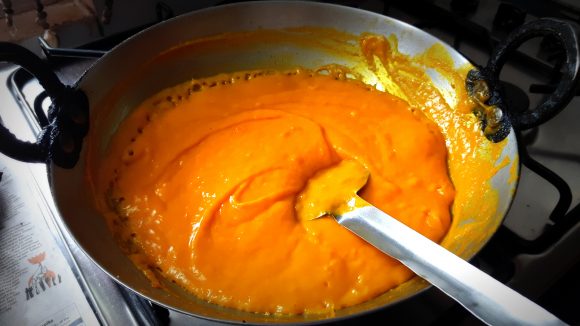 cook the pulp till it boils
