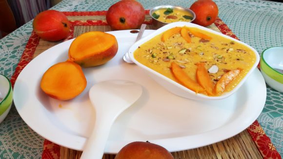 Mango kheer (phalahari recipe)