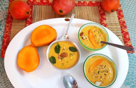 Mango kheer (phalahari recipe)