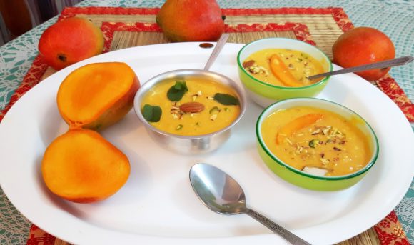 Mango kheer (phalahari recipe)