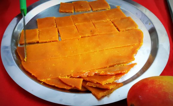 Cut this with help of sharp knife 
