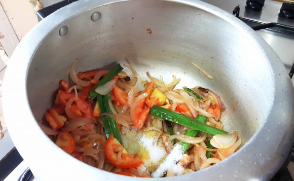 stir and fry for couple of minutes