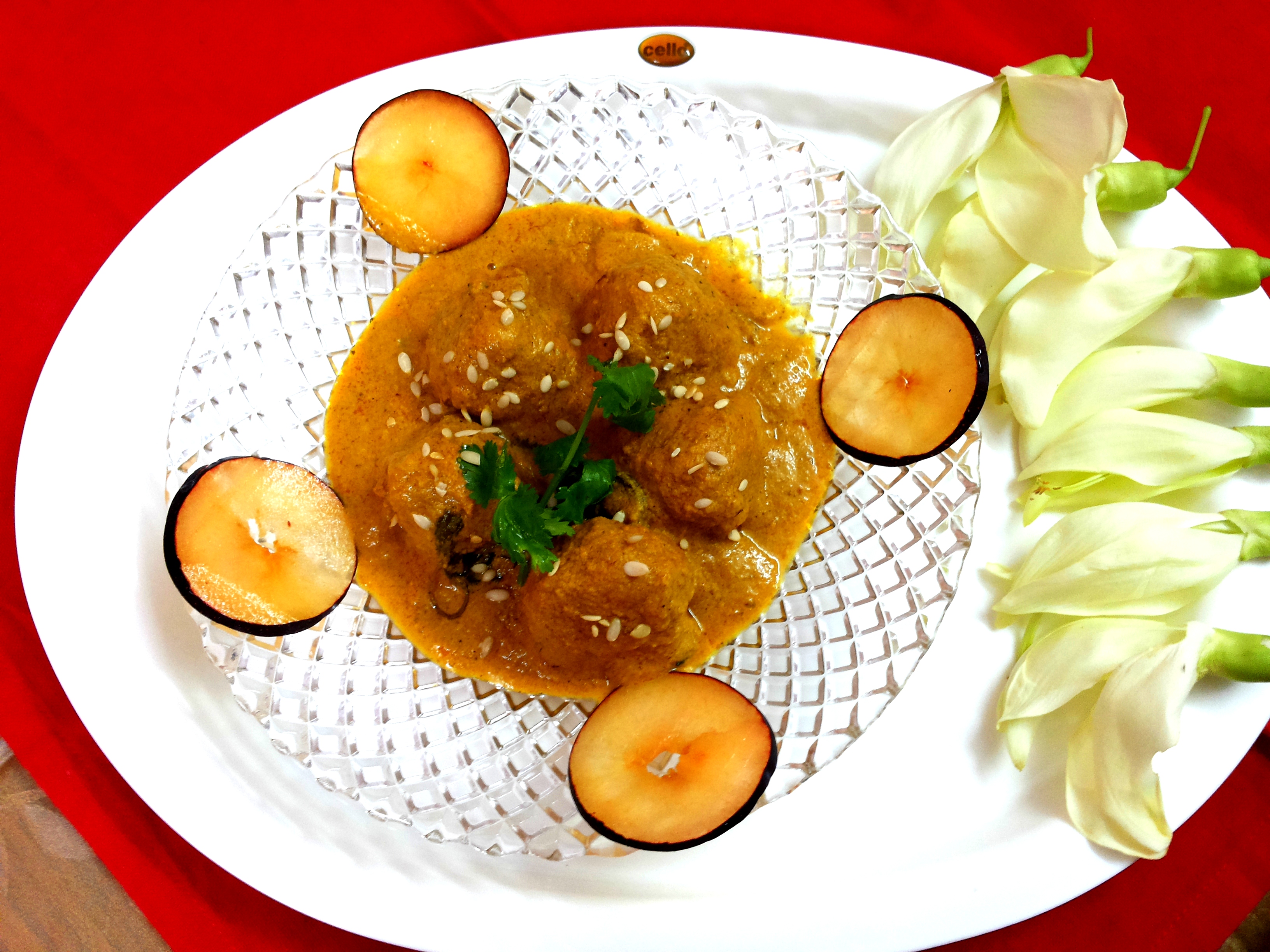 August phool kofta curry without onion garlic
