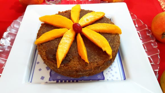 Mango Sooji/rava cake (eggless)