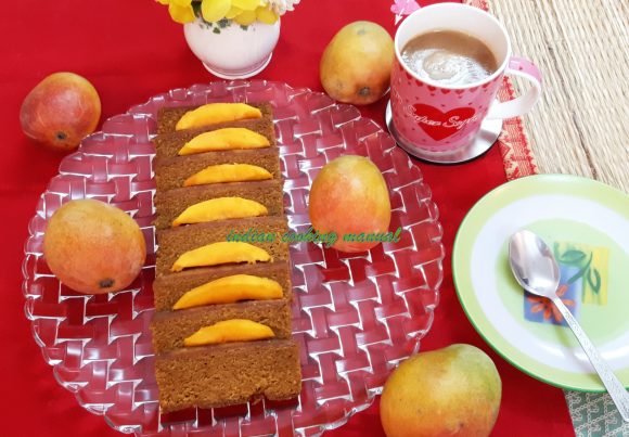 Mango Sooji/rava cake (eggless)