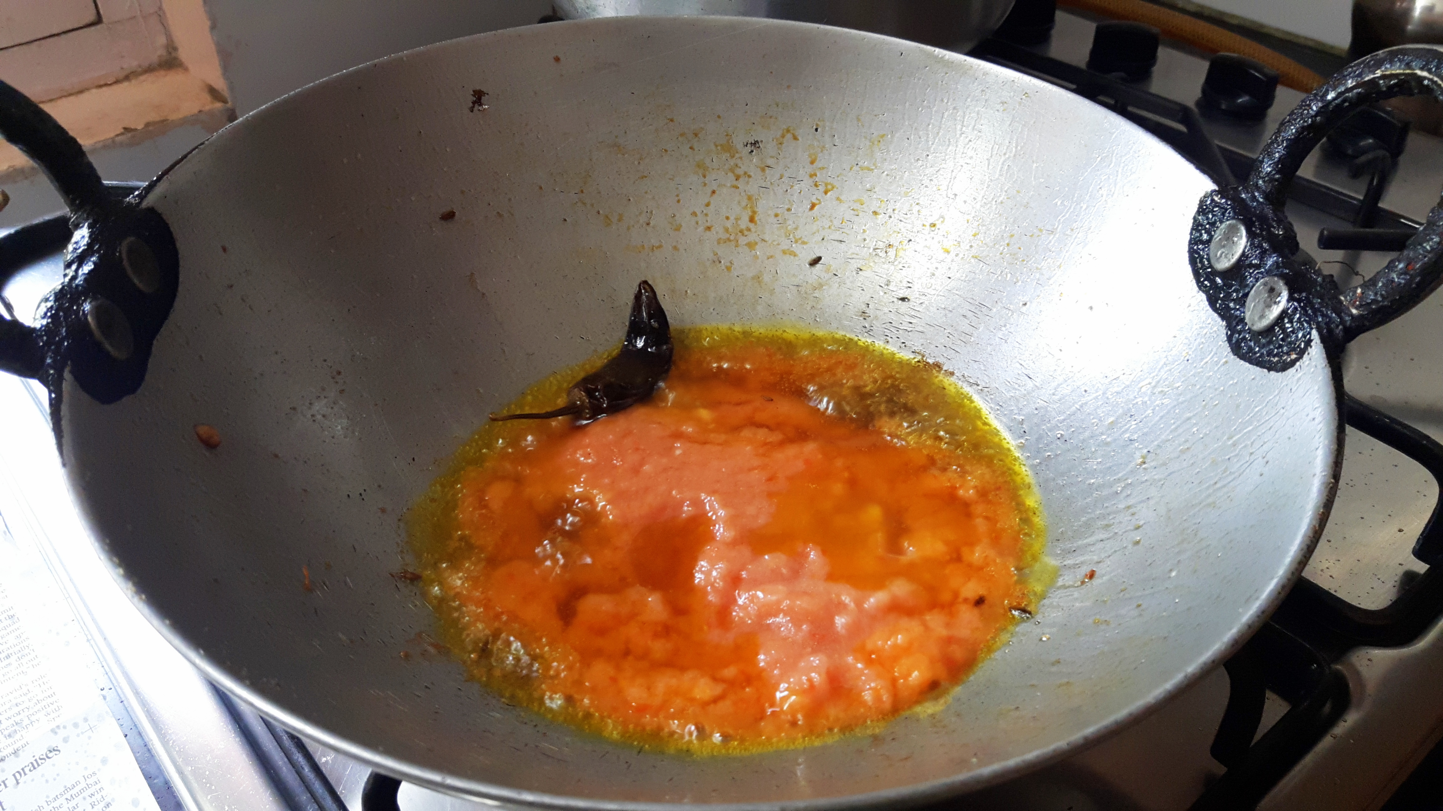 Add ground paste