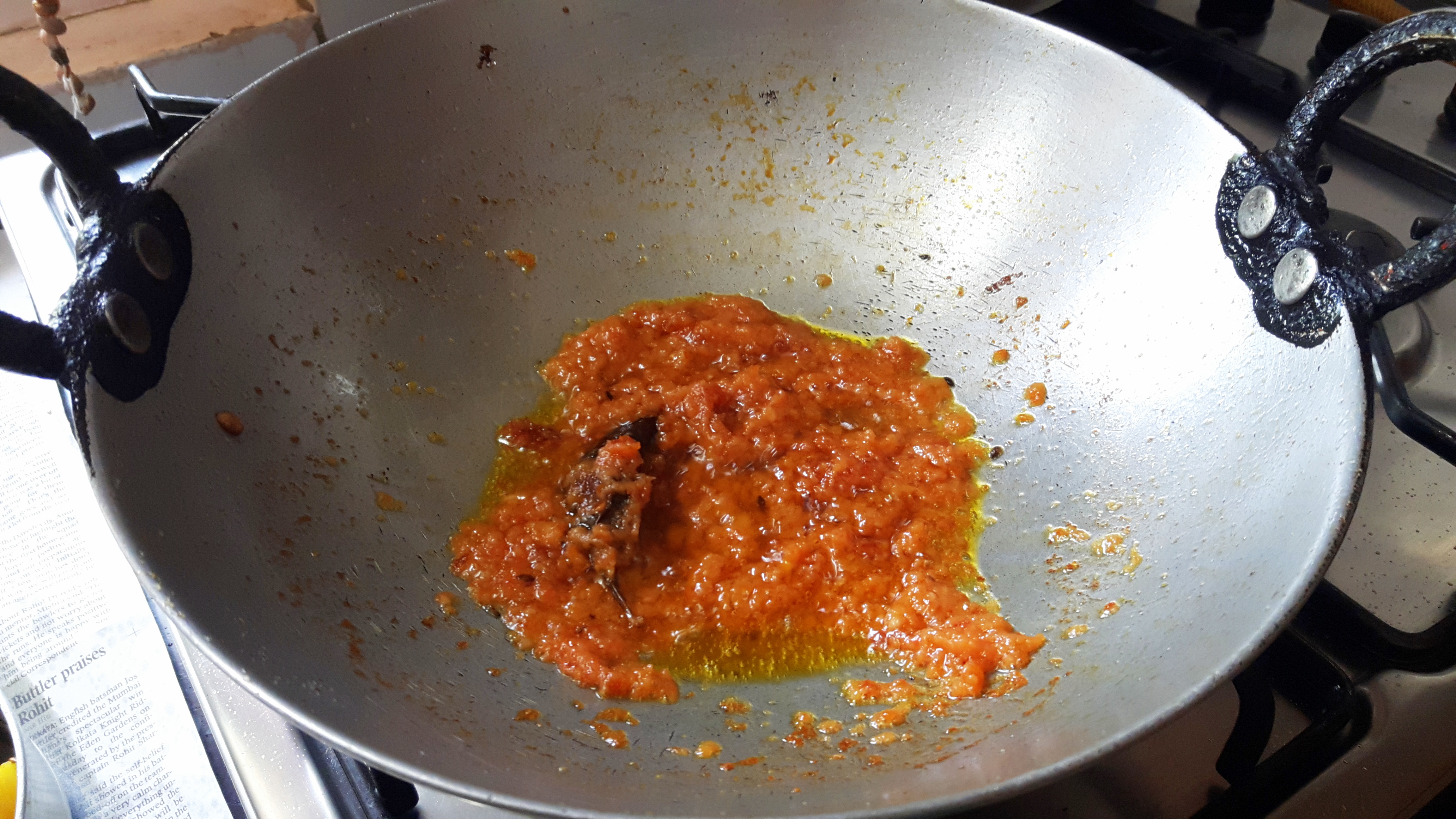 Add ground paste