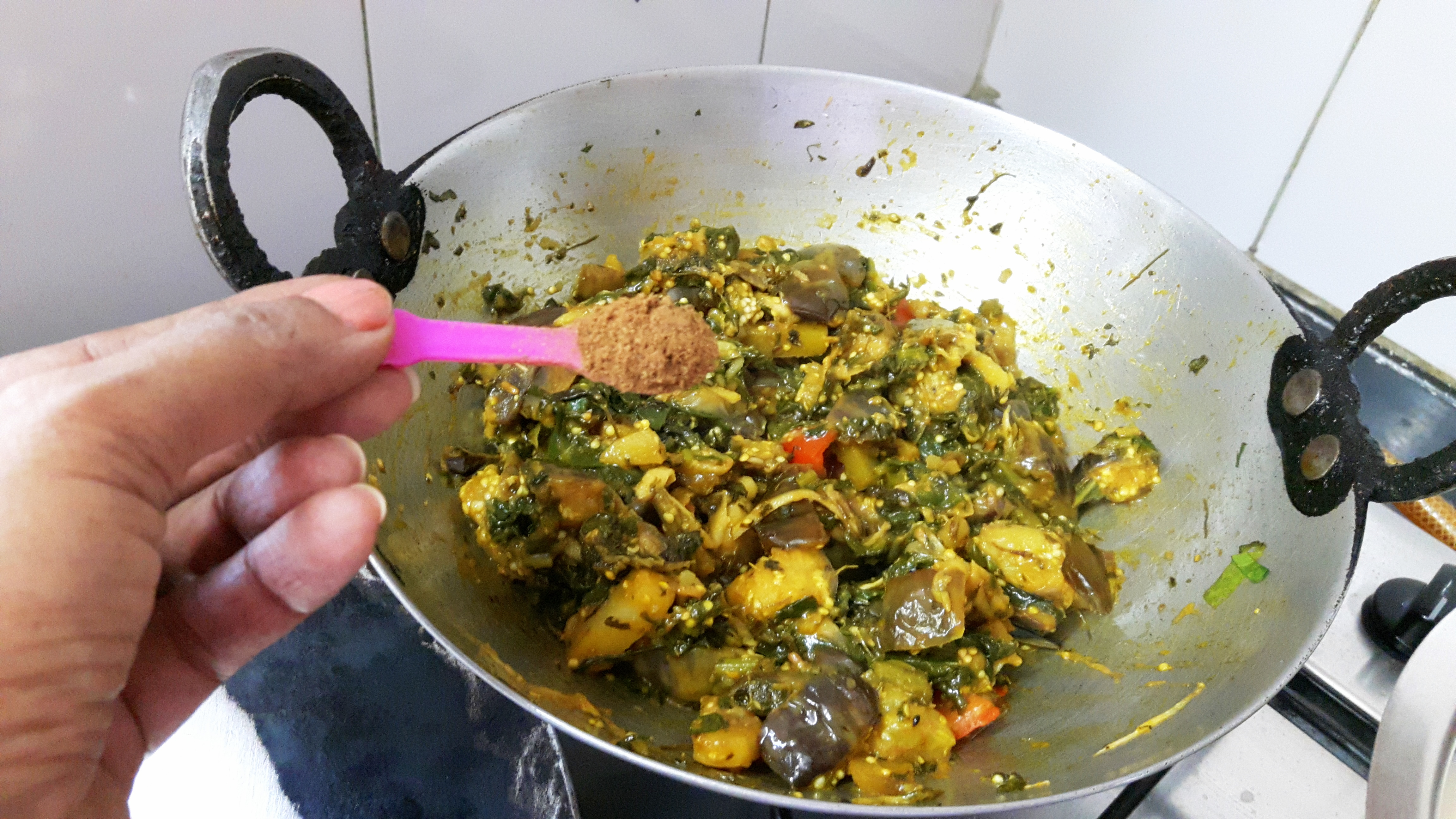 Add Garam masala powder