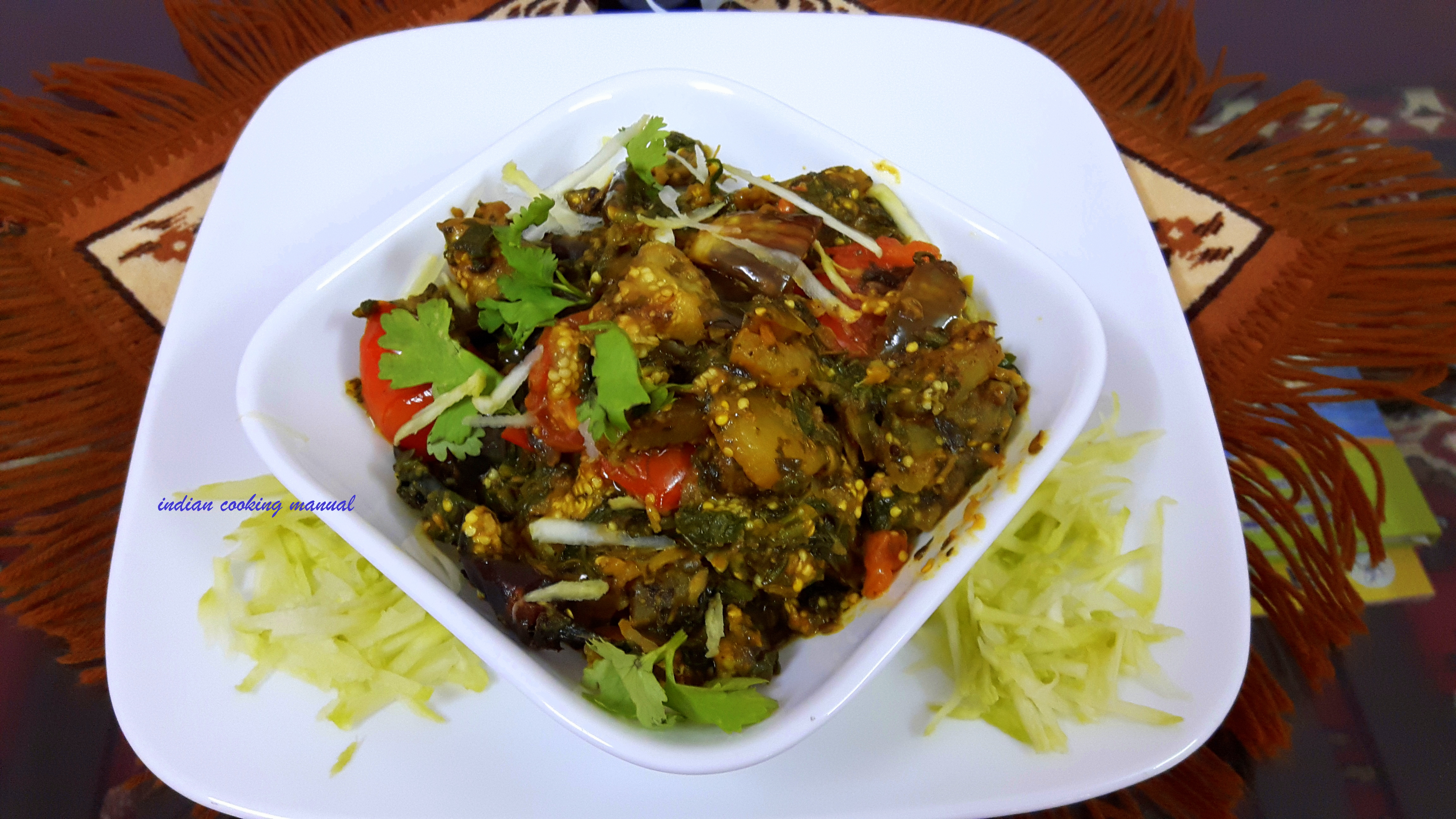 Baigan/brinjal ki sukhi sabji (egg plant ki dry sabji)
