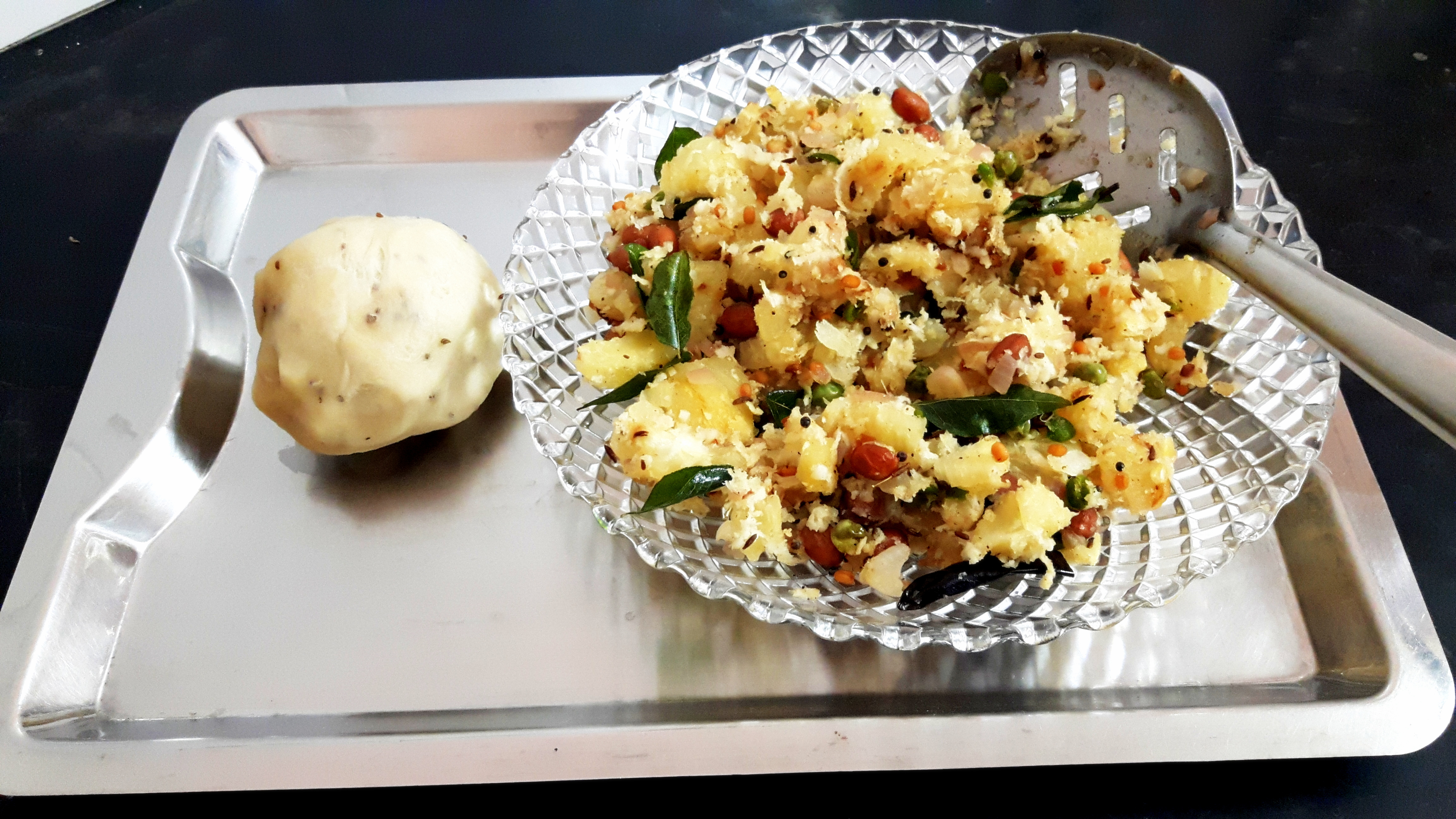 dough and stuffing