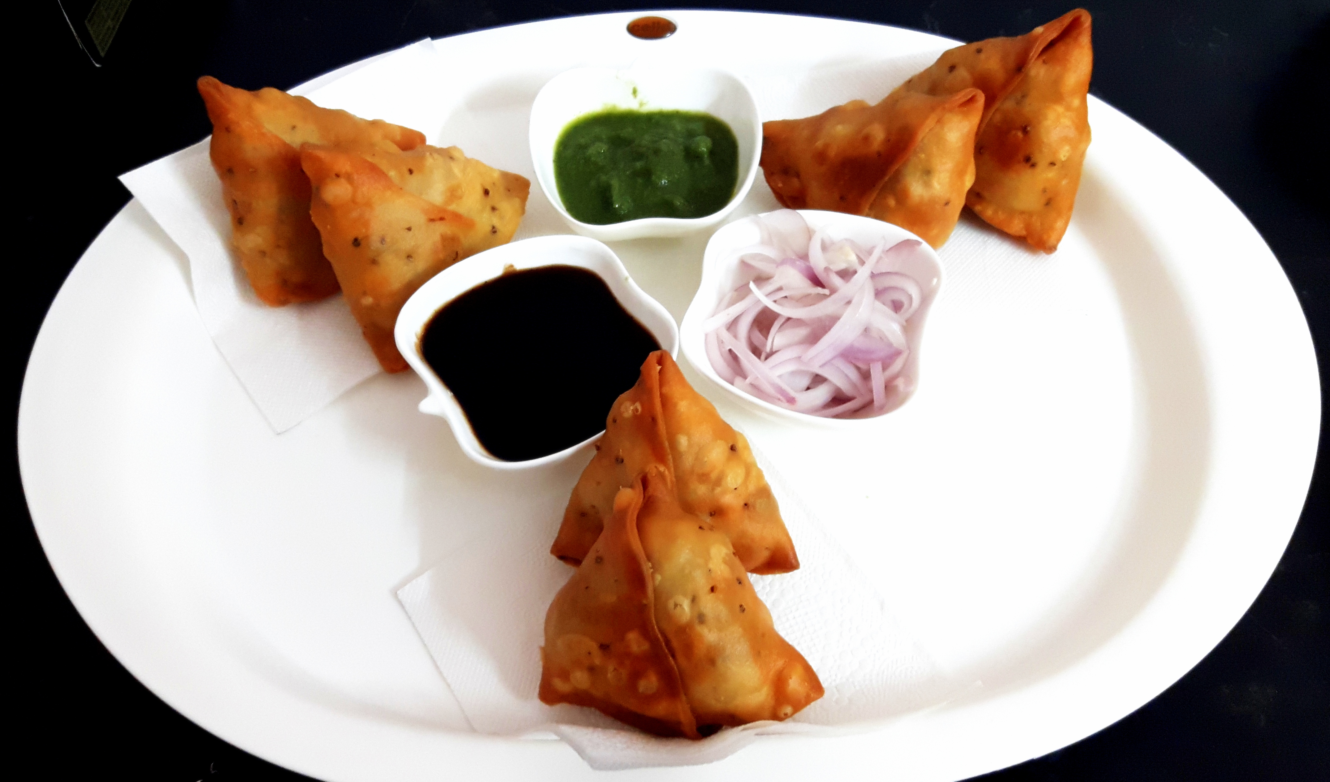 Tapioca (cassava root) samosa