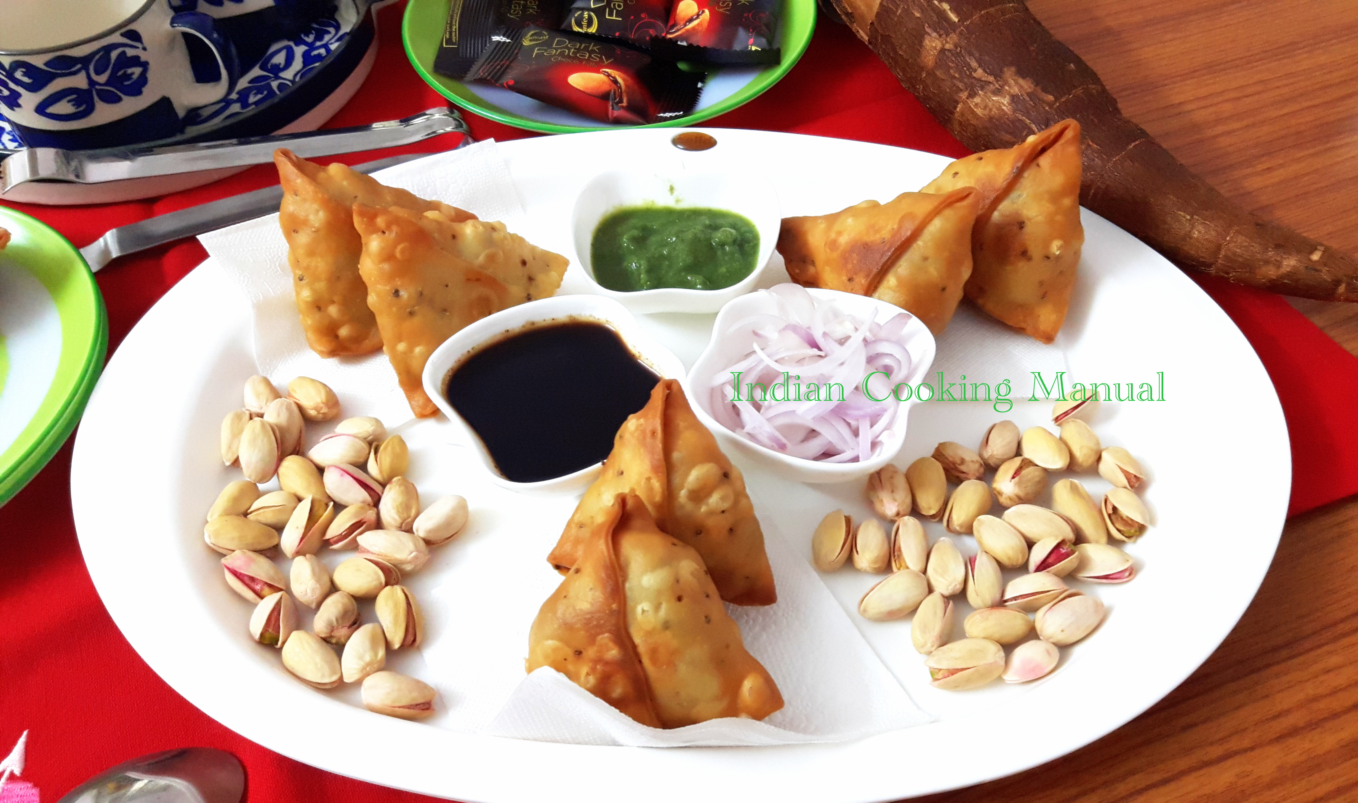 Tapioca (cassava root) samosa