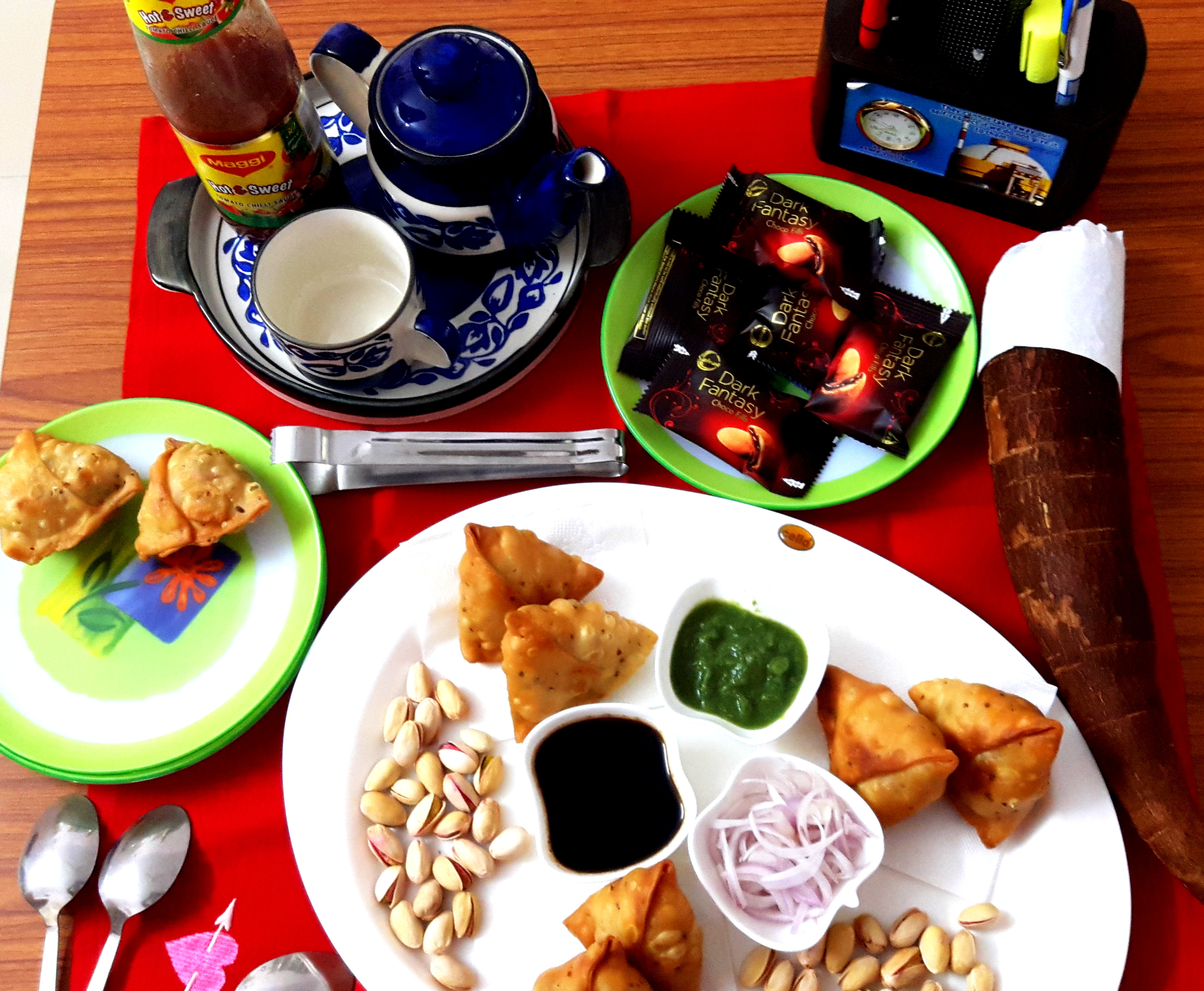 Tapioca (cassava root) samosa