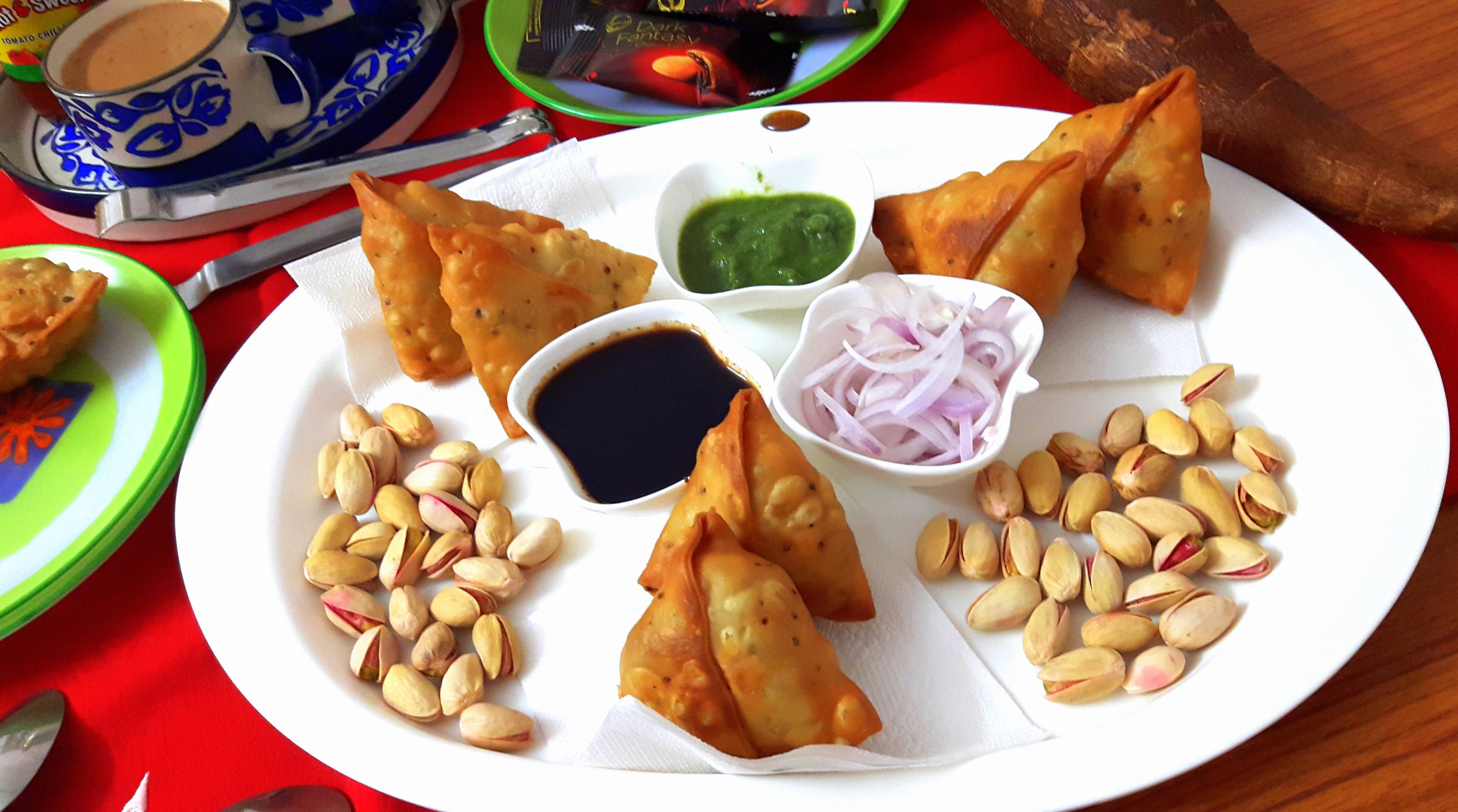 Tapioca (cassava root) samosa