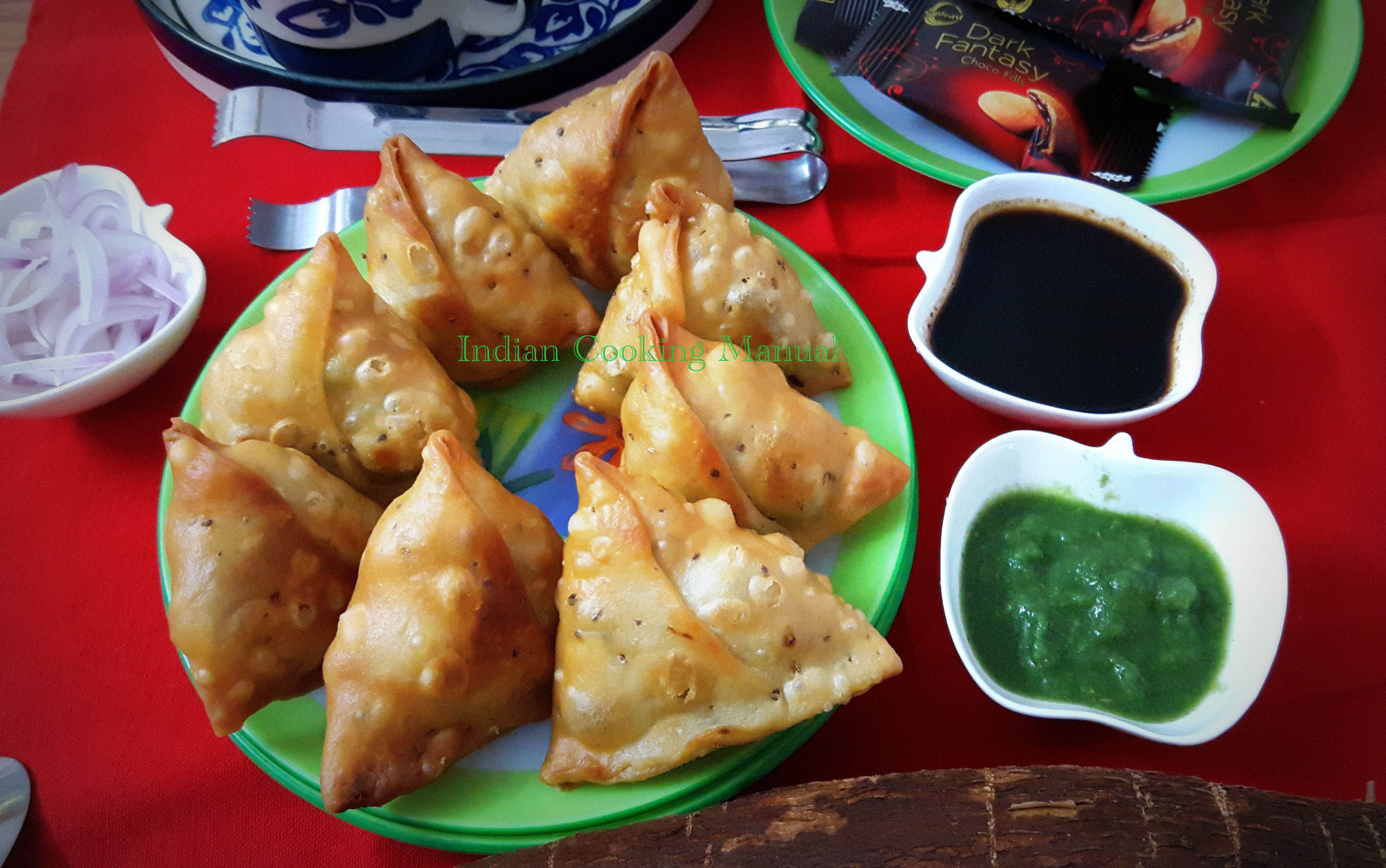 Tapioca (cassava root) samosa