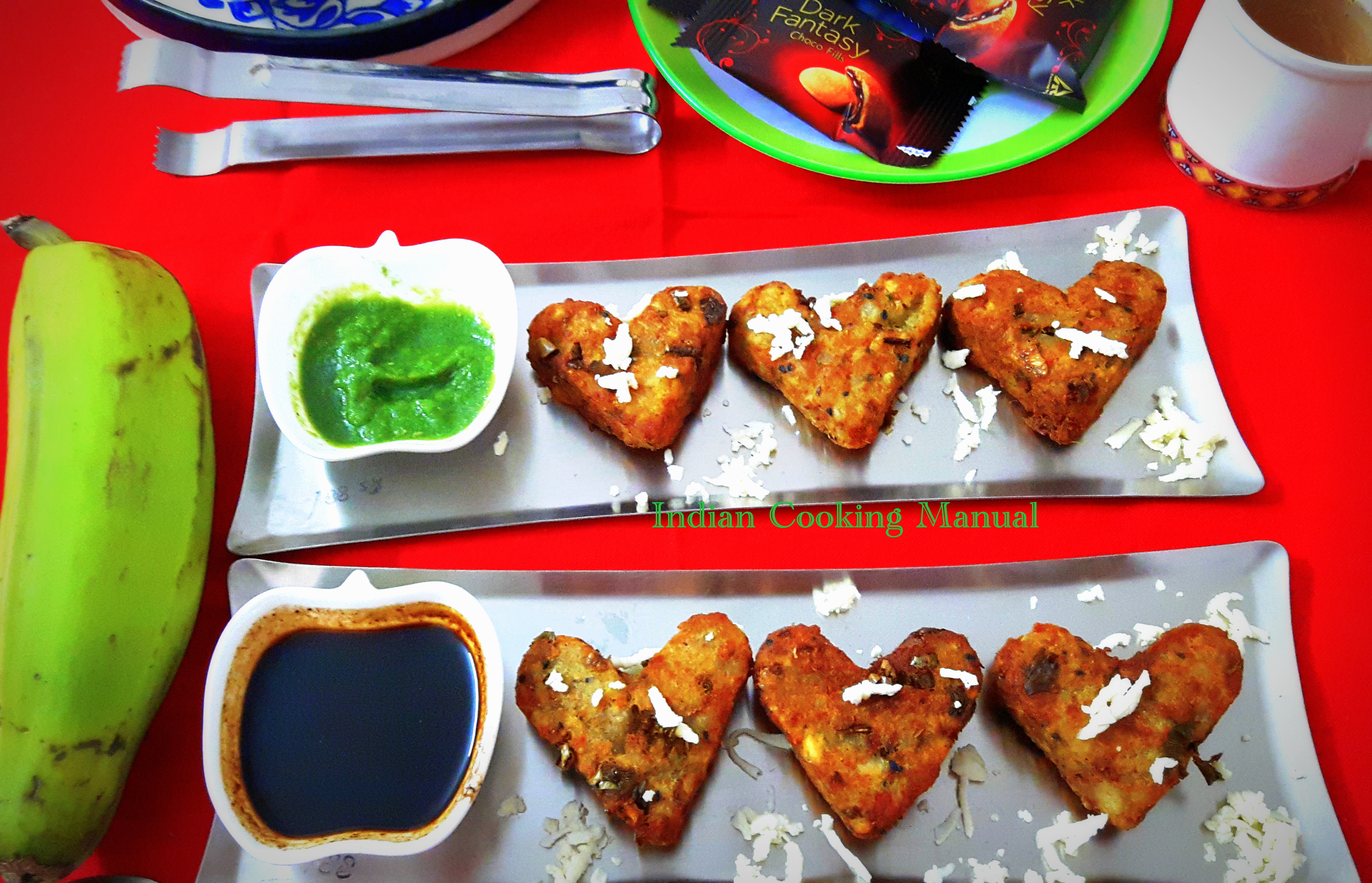 Raw banana paneer cutlet