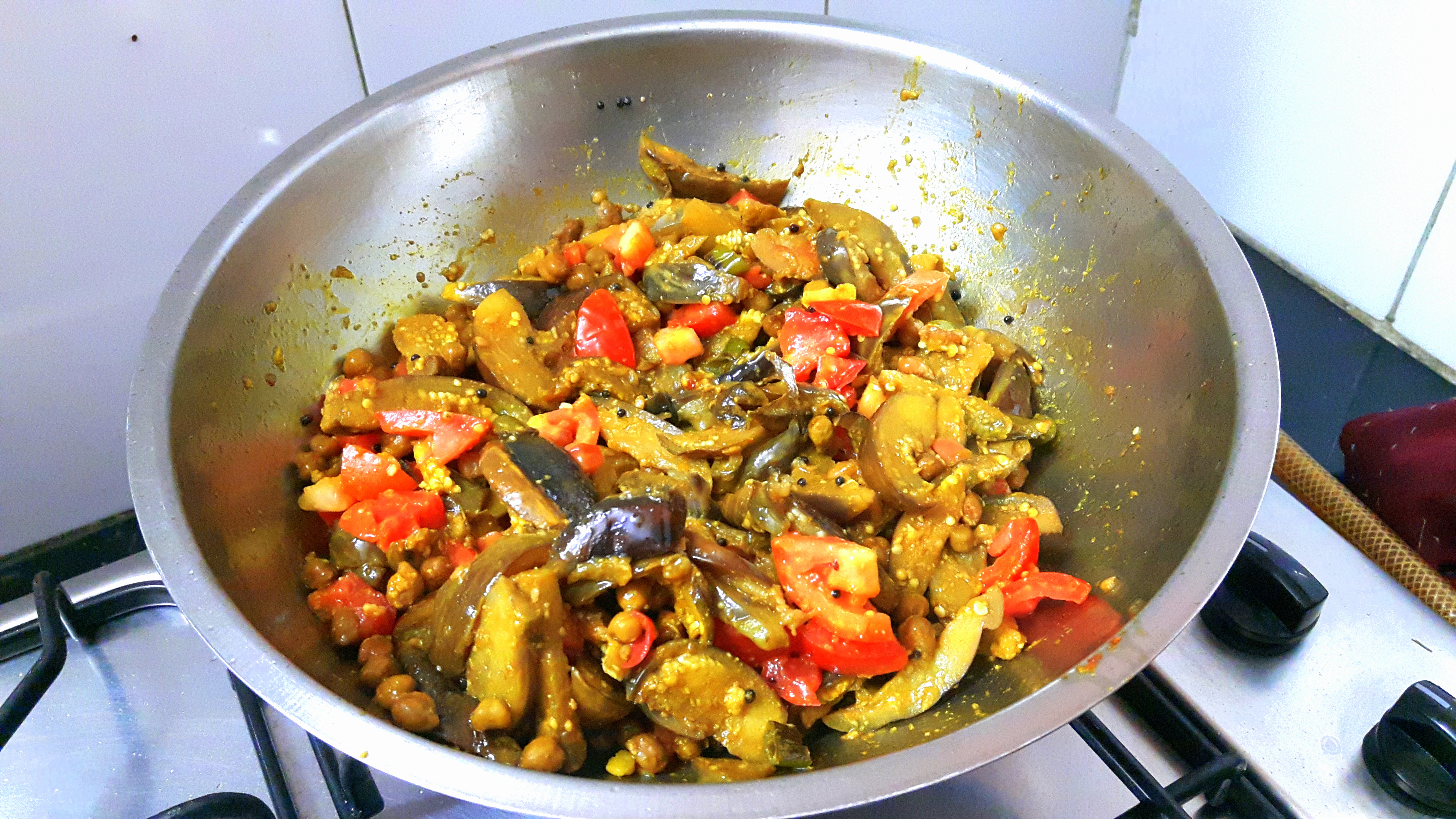 cover the lid again till vegetables are done