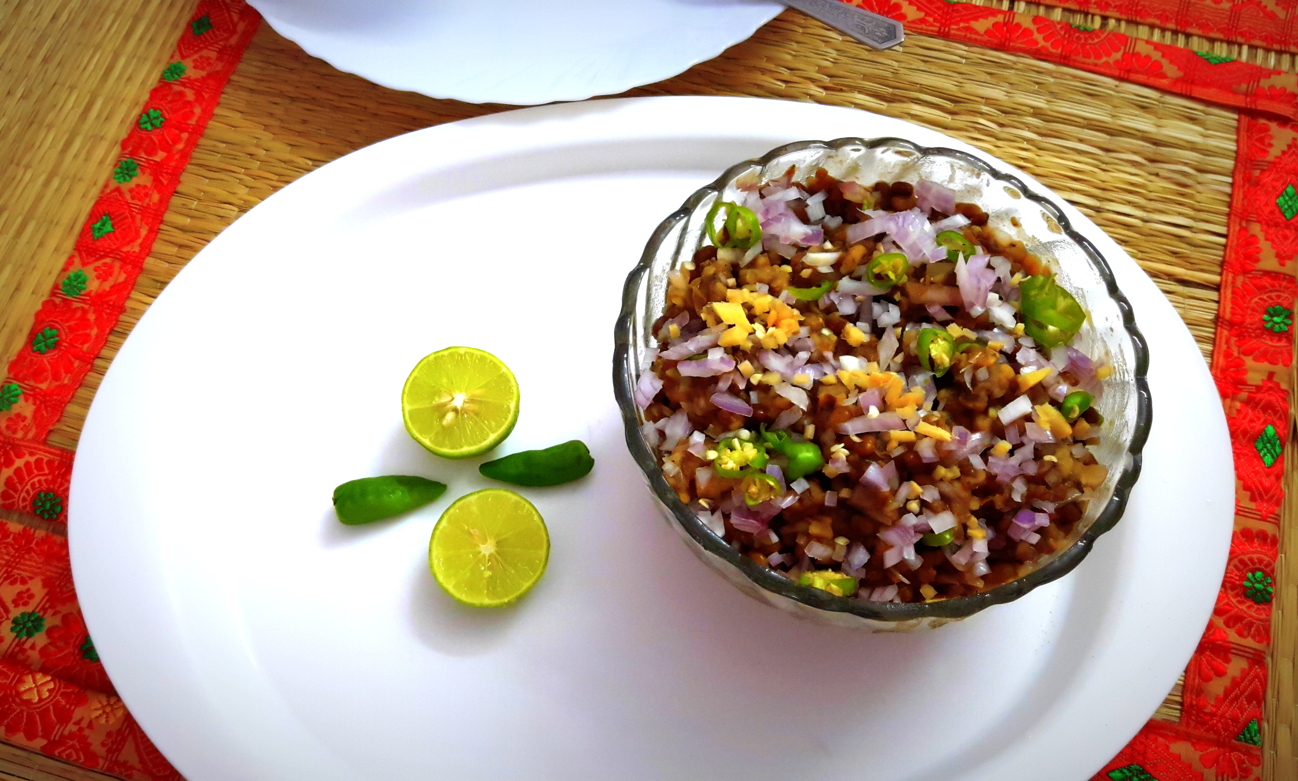 Mung (green gram) ka bharta/chokha