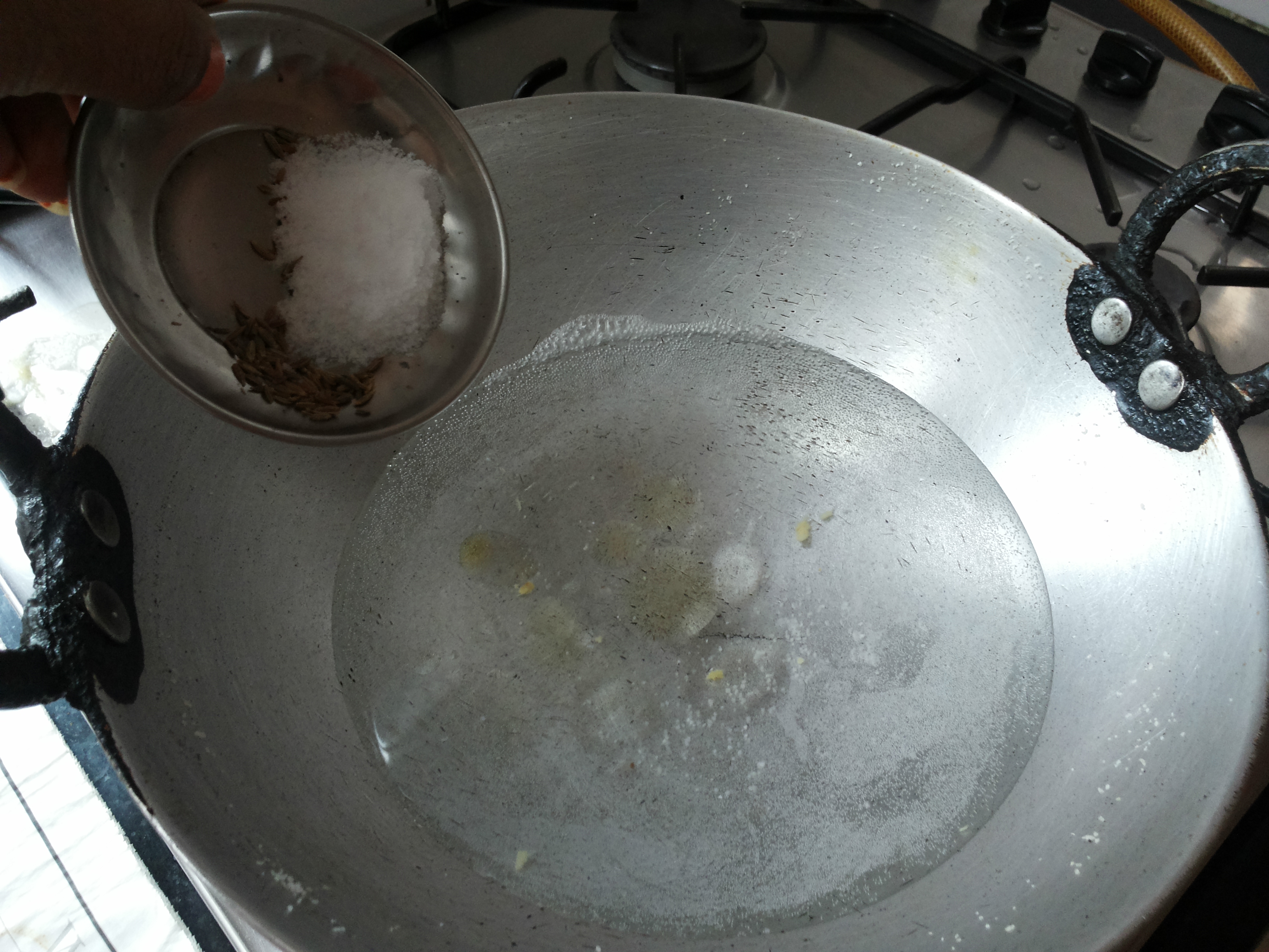 Boil 2 cups of water,