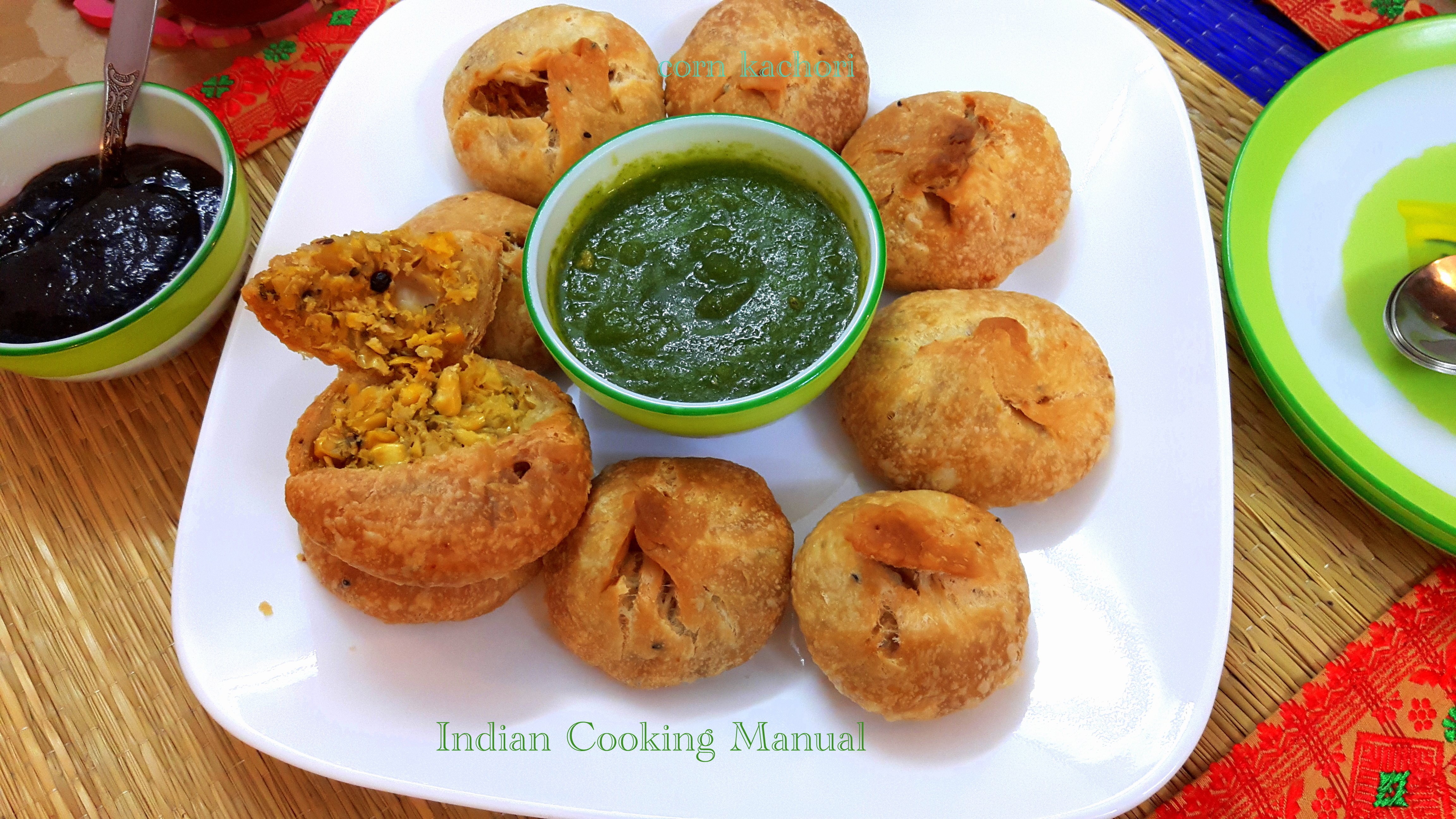 Corn kachori
