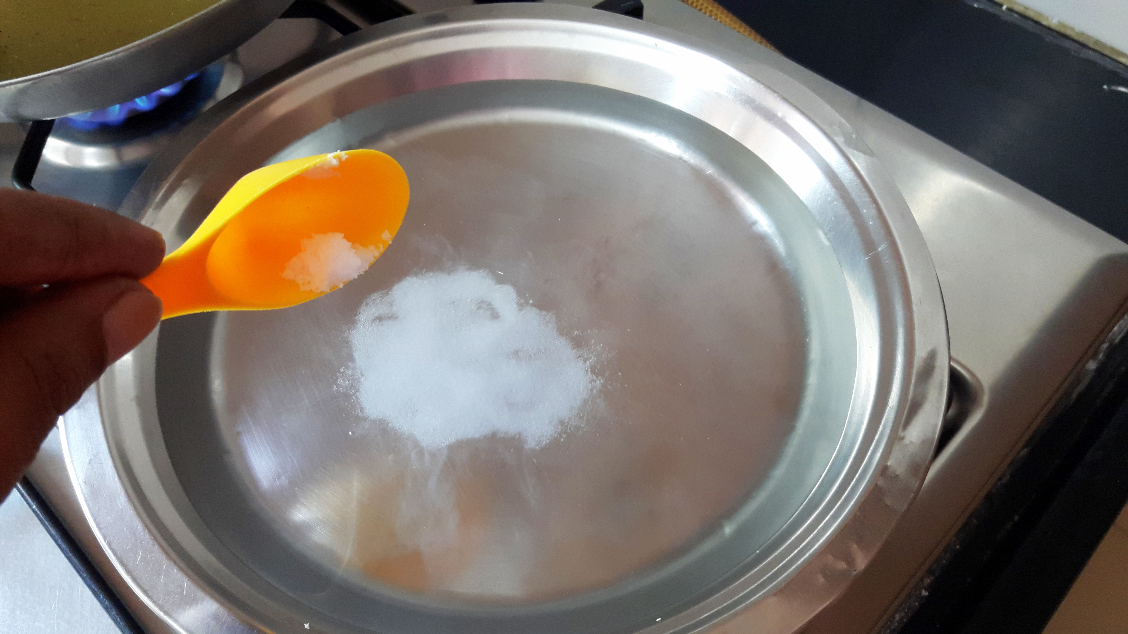 Luke warm water