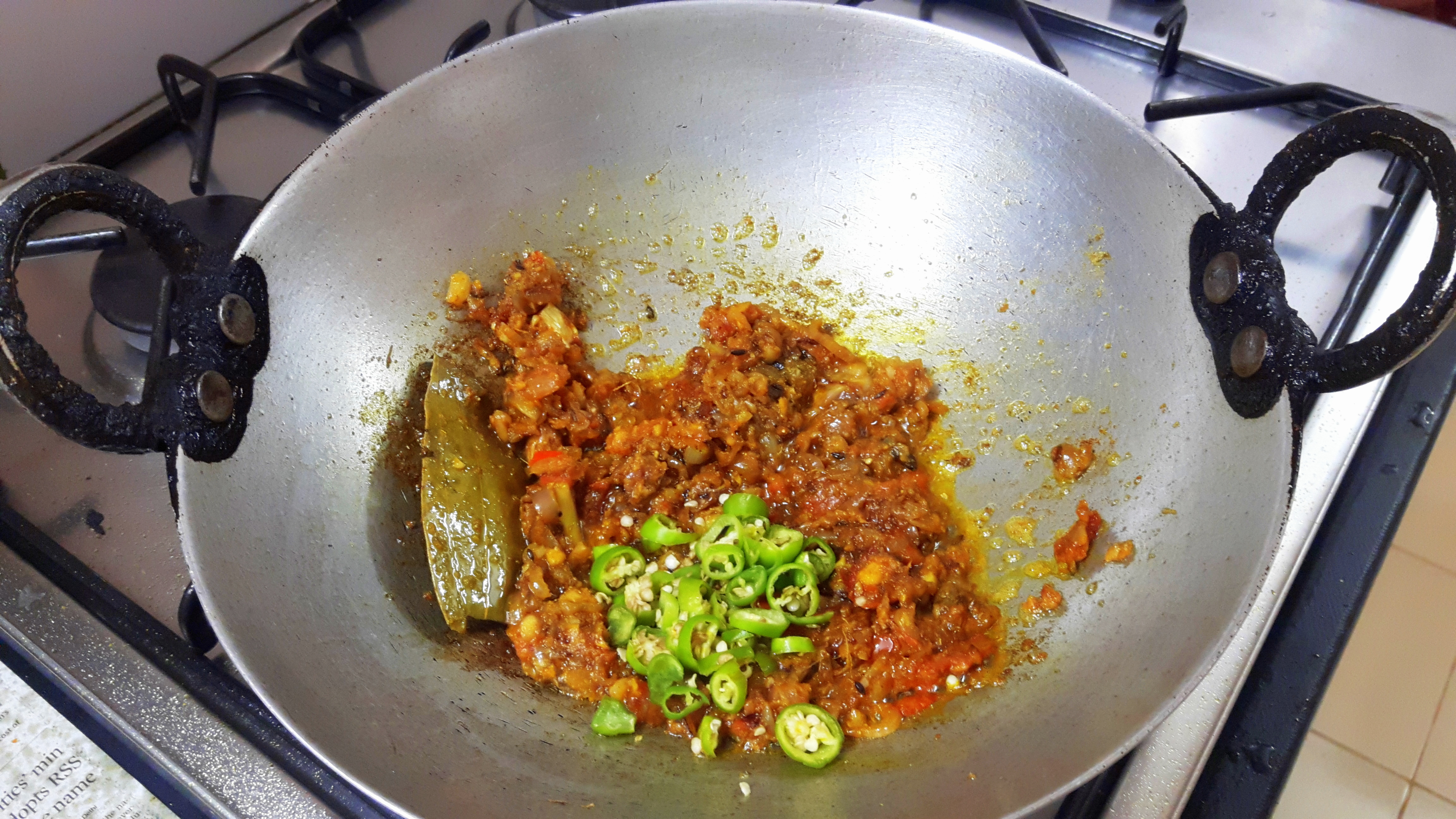 Add green chili