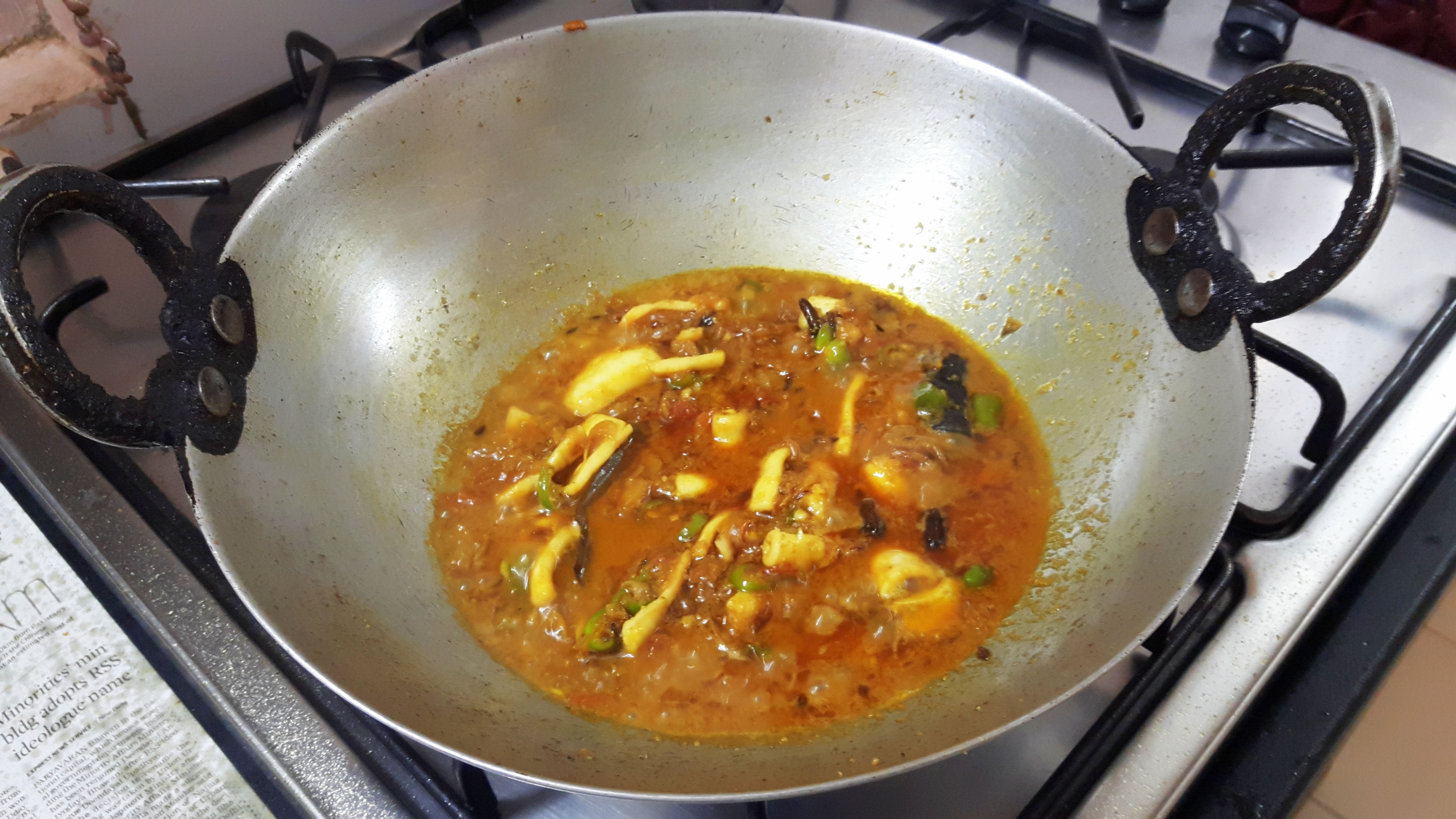 Add hot water