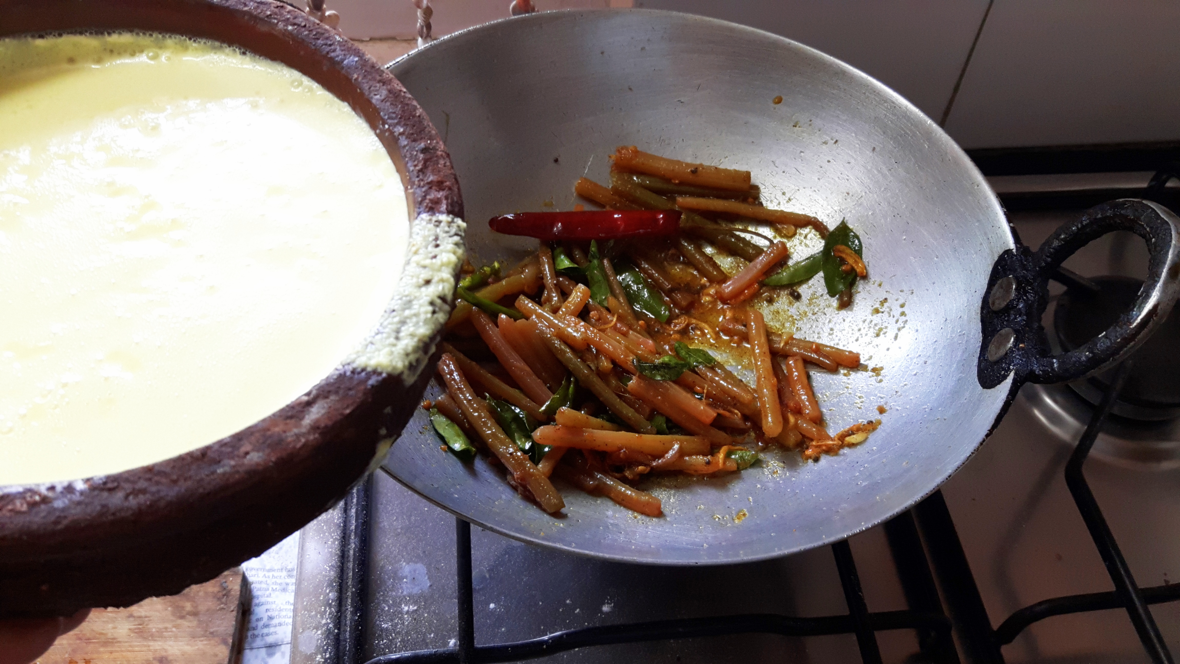 add prepared mixture