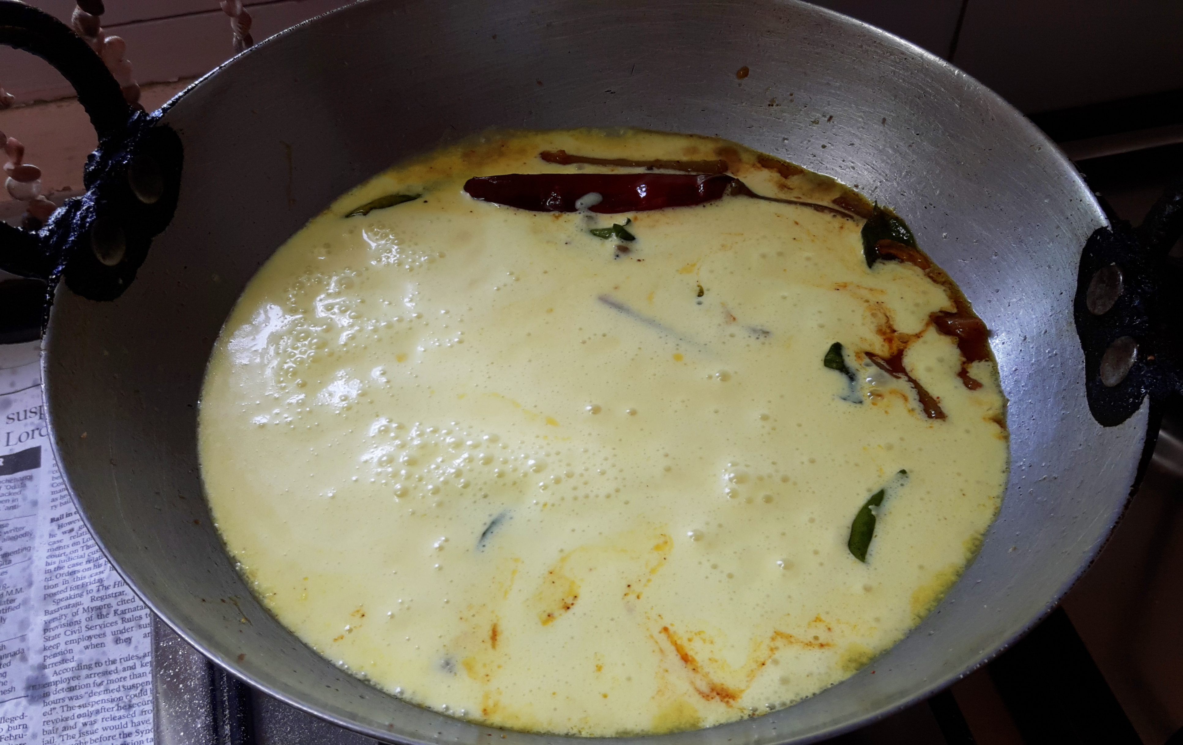 Stir continuously