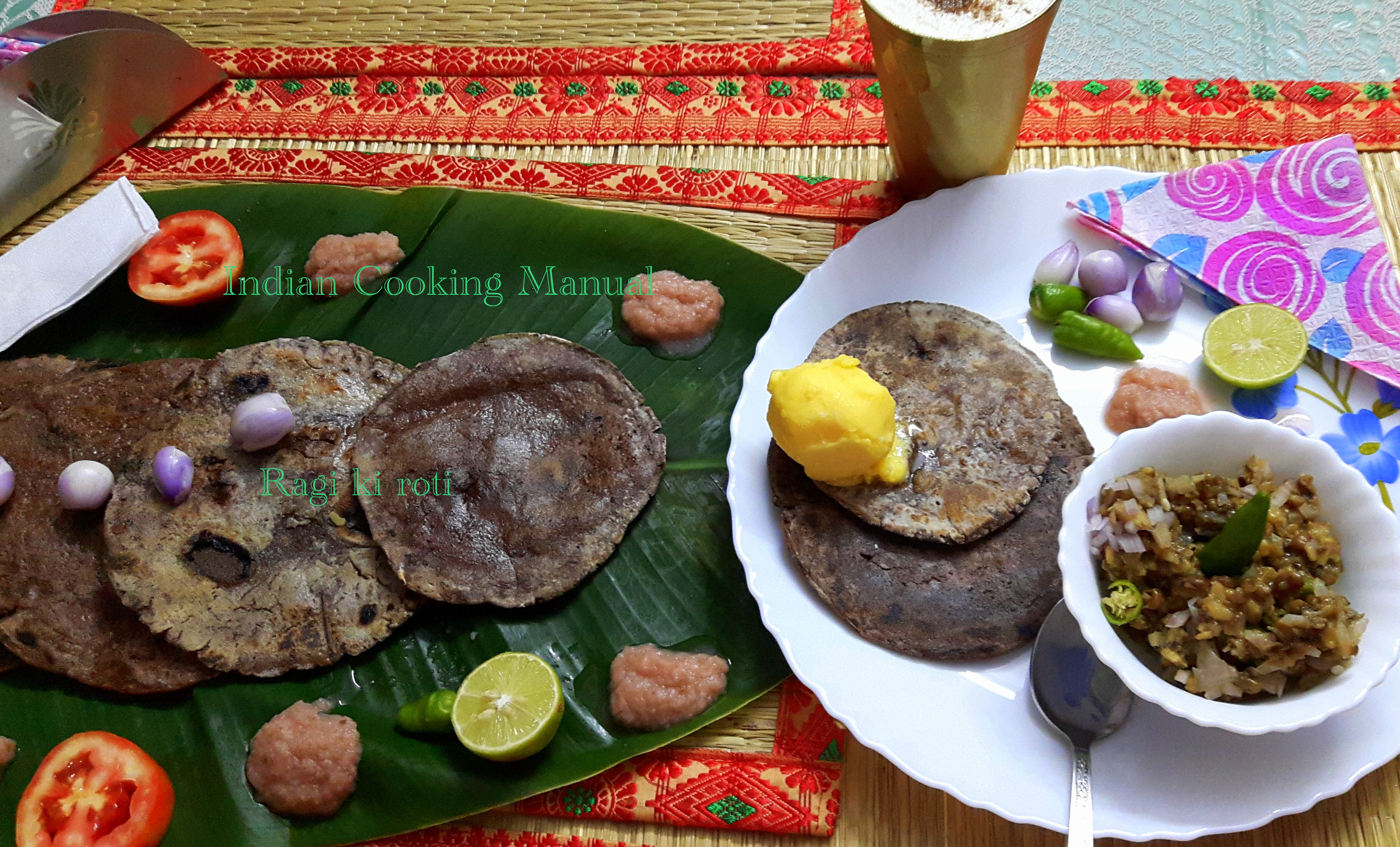 Ragi ki roti (Indian ragi bread)